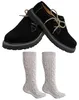 Trachtenschuhe +Trachtensocken Set Haferlschuhe wildleder Produktbild-Vorschau 1