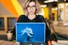 MuchoWow® Laptop Aufkleber Sticker Cover Delfin - Wasser - Produktbild-Vorschau 5