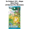 POKÉMON Cards Collect 151 HOPE Coin-Set CHI | 3 Booster | Produktbild-Vorschau 4