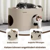 PetRhein Kratzbrett für Katzen aus Kratzpappe,3-in-1 großes Produktbild-Vorschau 2