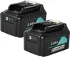 vhbw 2x Akku Ersatz für Makita BL1021, BL1021B, BL1016, Produktbild-Vorschau 1