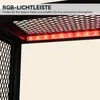 Puluomis Weinregal Wandregal mit RGB Beleuchtung 120cm MDF Produktbild-Vorschau 5