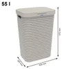 Rotho Country, 55 l, Prostokątny, Plastik, Cappuccino, 322 Podgląd zdjęcia produktu 12