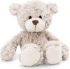 A plush teddy bear sitting on a white background. Produktbild-Vorschau