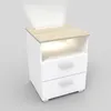 kalb | Mila - Nachtkonsole Nachttisch mit integr. LED Produktbild-Vorschau 2