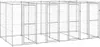 vidaXL Outdoor-Hundezwinger Verzinkter Stahl 9,68 m² Produktbild-Vorschau 6