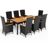 CASARIA® Gartenmöbel Set mit Tisch 8 Stühle inkl. 2 Produktbild-Vorschau 1