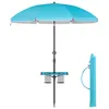 SONGMICS Sonnenschirm ∅200 cm, Strandschirm, Sonnenschutz Produktbild-Vorschau 5