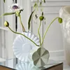 Lyngby Porcelæn - Flower Vase Ackerwinde, H: 14 cm, grün Produktbild-Vorschau 7