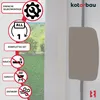 KOTARBAU® Zatrzask do drzwi balkonowych Ciemnobrazowy Podgląd zdjęcia produktu 5