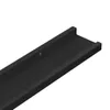 A close-up, angled view of a black shelf against a white background. Produktbild-Vorschau