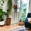 DanDiBo Blumenhocker Metall Gold Eckig 50 cm Blumenständer Produktbild-Vorschau 5