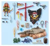 PLAYMOBIL Pirates Schatzbergung auf Piratenfloss, Pirat, 4 Produktbild-Vorschau 11