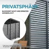 80/88 Lamellenwand 0,93 m Aluminium Anthrazit für Solid und Produktbild-Vorschau 5