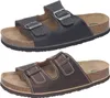Dr. Brinkmann Herren Leder Clogs Pantoletten Schnallen Produktbild-Vorschau 1