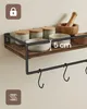 VASAGLE Wandregal 2er Set, Wandboard mit Stange, Produktbild-Vorschau 5