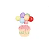 Ballon-Kuchentopper Regenbogen, Mix, 29 cm Produktbild-Vorschau 6