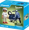 PLAYMOBIL 1969 Vespa 150 Sprint Veloce, niebieski Podgląd zdjęcia produktu 5