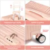 Mulisoft Gepäcksets 4 Teilig Kofferset mit Beautycase ABS Produktbild-Vorschau 4