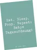 Mr. & Mrs. Panda Postkarte Spruch Baby Alltag - Meeresbrise Produktbild-Vorschau 1