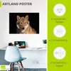 ARTland Poster Wolf Größe: 70x50 cm Produktbild-Vorschau 3