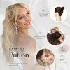 Extensions-Zopf Synthetisch Echte Blond Haarteile Produktbild-Vorschau 4