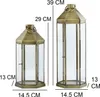 Conjunto de 2 faroles decorativos vintage, estilo "Arada" Vista previa de la imagen del producto 5
