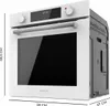 Cecotec 60cm Bolero Hexa M226000 Glas Weiß A. 2800W, 72L, 7 Produktbild-Vorschau 7