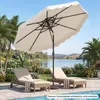 COSTWAY Sonnenschirm 300cm mit Doppeldach, Gartenschirm mit Produktbild-Vorschau 2