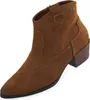 Damenschuhe Tom Tailor Stiefelette Damen Cognac Brown - 42 Produktbild-Vorschau 1