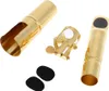 Jazz Tenor Sax Saxophon 5C Mundstück Metall mit Patches Produktbild-Vorschau 5