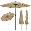 Yaheetech Sonnenschirm Φ 300 cm Kippbar Gartenschirm mit Produktbild-Vorschau 1