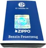 Zippo Schalke 04 Feuerzeug chrom satin Gravur Logo Produktbild-Vorschau 4