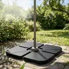 Relaxdays Parasolvoeten met grondplaat, set van 4, te Productafbeelding-voorbeeld 2