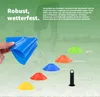 20 coni segnaletici colorati, accessori per l'allenamento Anteprima dell’immagine prodotto 4