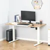 A modern office setup with a standing desk, computer, and accessories. Podgląd zdjęcia produktu