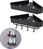 Sanics Duschablage ohne Bohren 2-lagig – Selbstklebendes Produktbild-Vorschau 1