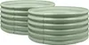 Runde Hochbeete für den Garten – 90 cm x 45 cm – Grün – Produktbild-Vorschau 1