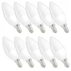 10 x LED Leuchtmittel Kerze 6W = 45W E14 matt warmweiß Produktbild-Vorschau 1