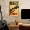 Blechschild AstraDesign 20x30 cm „Ich spiele jetzt Gitarre“ Produktbild-Vorschau 2