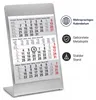 Tischkalender 2027 mit Metallaufsteller magnetisch Produktbild-Vorschau 1