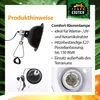 Comfort Klemmlampe Medium 22 cm – Terrarien Lampenhalter Produktbild-Vorschau 8