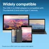MMOBIEL USB-C zu HDMI Kabel 2 m - 4K@30Hz - Thunderbolt 3 Produktbild-Vorschau 6