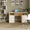 KOMTO Schreibtisch mit Schubladen - Oslo 140 x 60 x 74 cm Produktbild-Vorschau 3