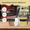 MEISTERZWECK4U Sauerteig Starter Set, 1100ml Gärglas - Produktbild-Vorschau 2