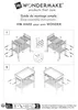 WONDERMAKE Grande table de jardinage blanche avec 3 tiroirs Voir les images du produit 8