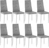 tectake® Set Esszimmerstuhl Julien gepolstert mit Produktbild-Vorschau 1