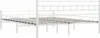 Struttura letto in metallo bianco 160×200 cm Anteprima dell’immagine prodotto 6