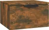 vidaXL Nástěnný noční stolek Smoked Oak 34x30x20 cm Náhled obrázku produktu 2