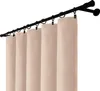 Vorhänge aus Velours mit Kräuselband 140x160 cm 2 Stücke Produktbild-Vorschau 3